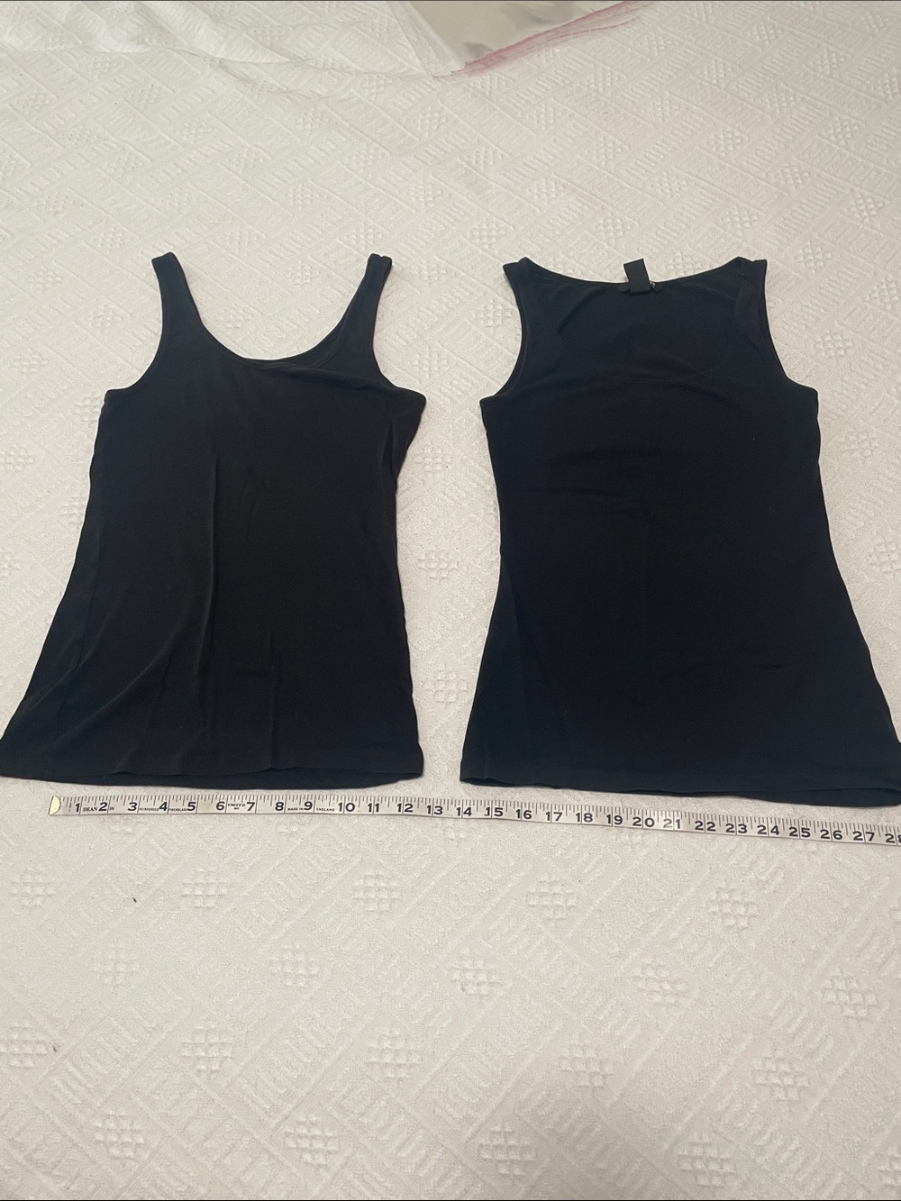 🖤5/$25 two black tanks Ann Taylor H&M size small set of 2
